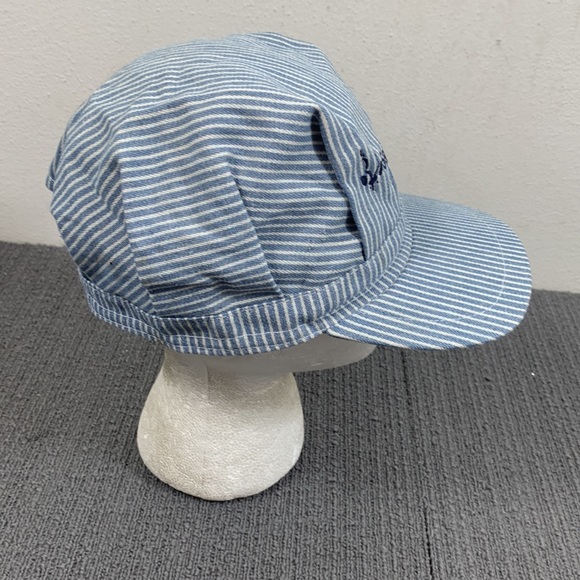 Saint Louis Zoo Engineer Train Conductor Cap Youth 59cm Hickory Stripe Snapback - Picture 10 of 17